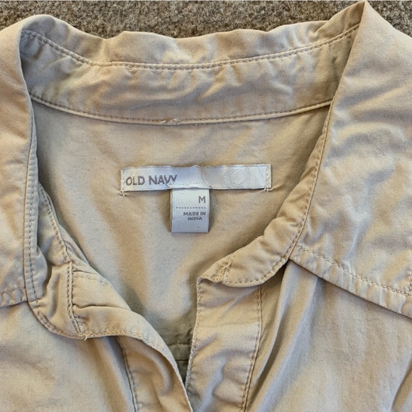 Old Navy Khaki Dress - Picture 4 of 7